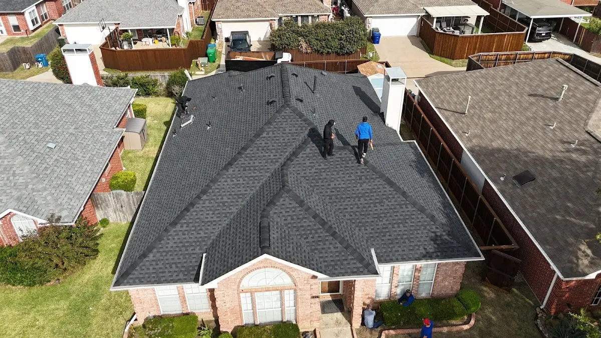 Slate & Tile Roof Repair work in progress on a Oldsmar property